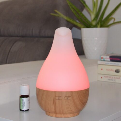 drop shaped red diffuser