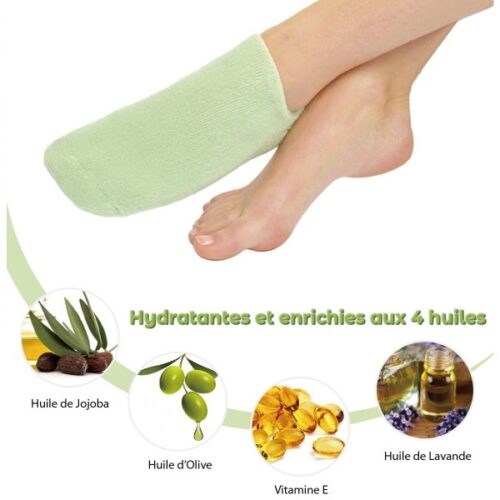 chaussettes-spa-hydratantes-vert