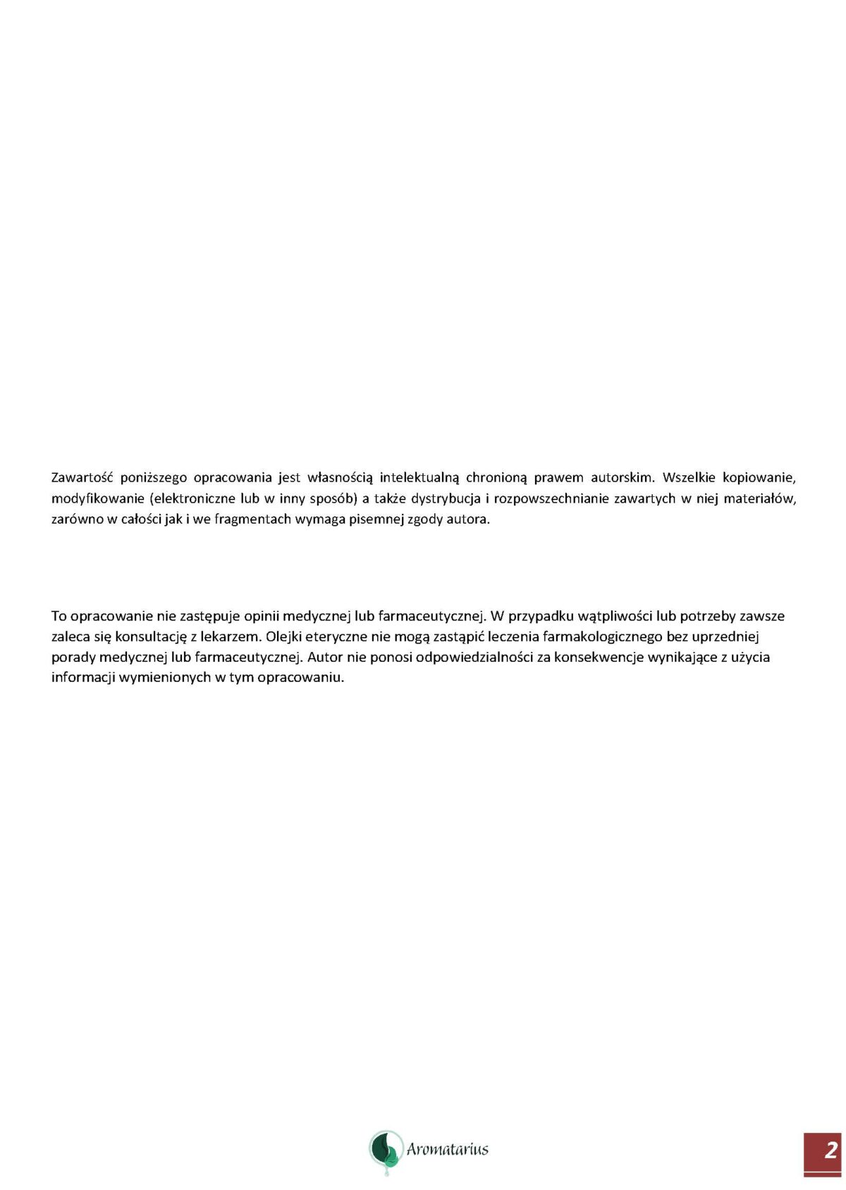 Kurs online Aromaterapia Stosowana Edycja I
