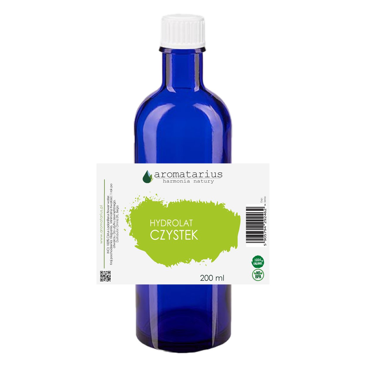 Hydrolat Czystek ladanowy BIO 200 ml Hydrolat Czystek ladanowy BIO 200 ml