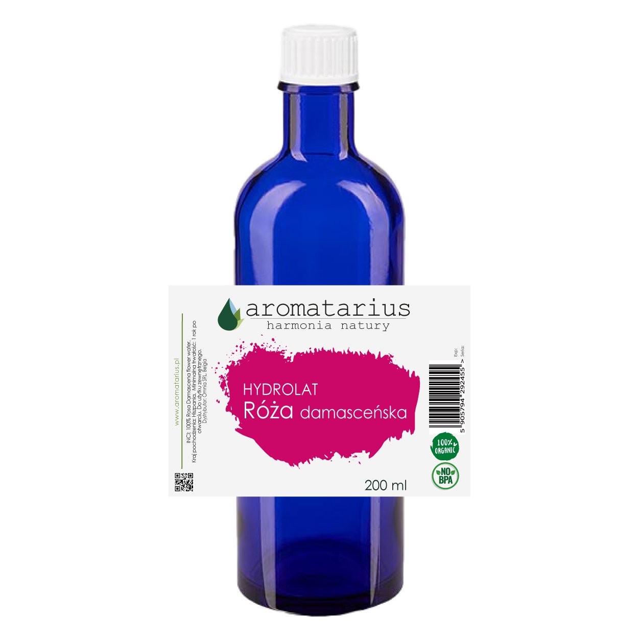 Hydrolat Róża damasceńska BIO 200 ml Hydrolat Róża damasceńska BIO 200 ml